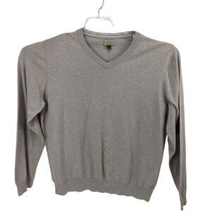 Sonoma X-Large Beige Cotton Pullover V-Neck Sweater 44d